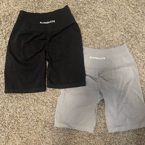 Alphalete 6.5 inch inseams gym shorts